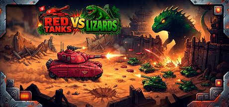 红色坦克vs蜥蜴/Red Tanks vs Lizard-闲鱼岛-免费游戏下载